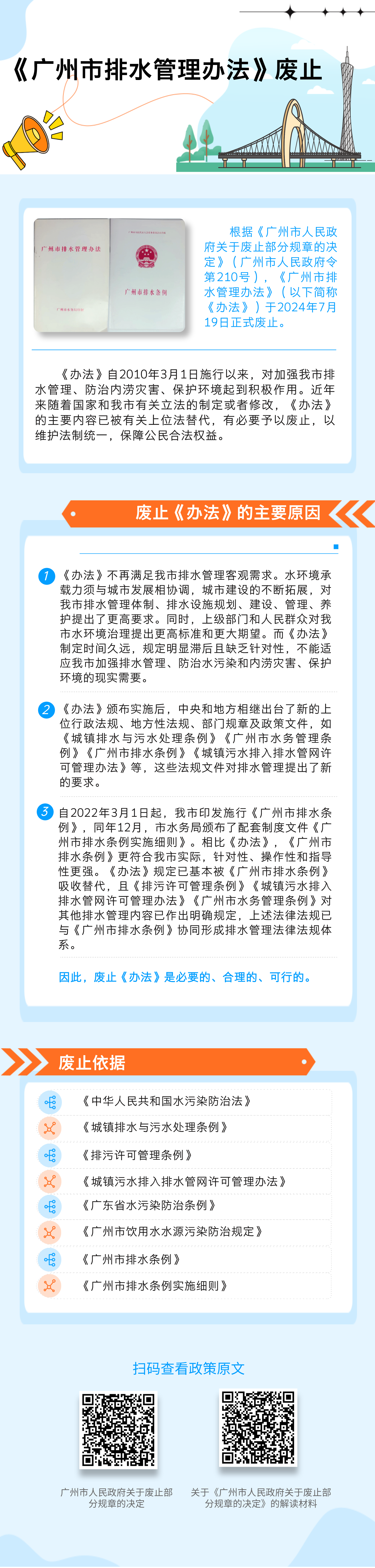 【一图读懂】广州市排水管理办法废止.png